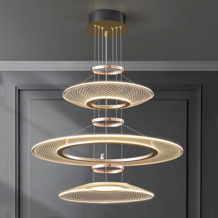 Кольцевая люстра ISTRAL D60+100+80 от ImperiumLoft