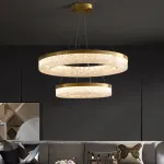 Кольцевая люстра OLAGUS А Brass от ImperiumLoft
