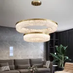 Кольцевая люстра OLAGUS А Brass от ImperiumLoft