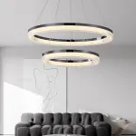 Кольцевая люстра CELLA D60+80 от ImperiumLoft