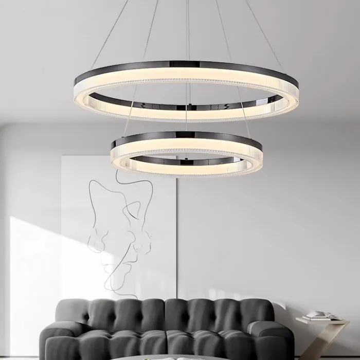 Кольцевая люстра CELLA D60+80 от ImperiumLoft
