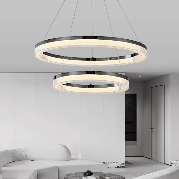 Кольцевая люстра CELLA D60+80 от ImperiumLoft