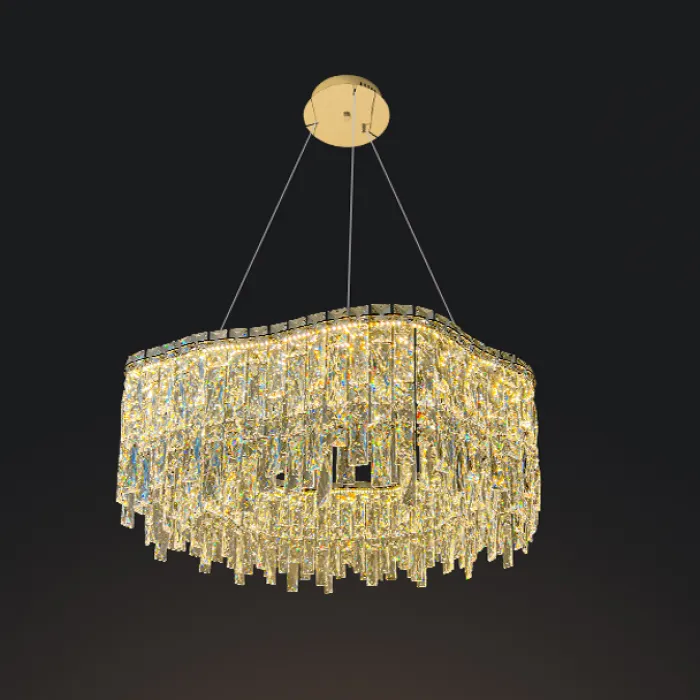Кольцевая люстра MICHELLE D80 Brass от ImperiumLoft