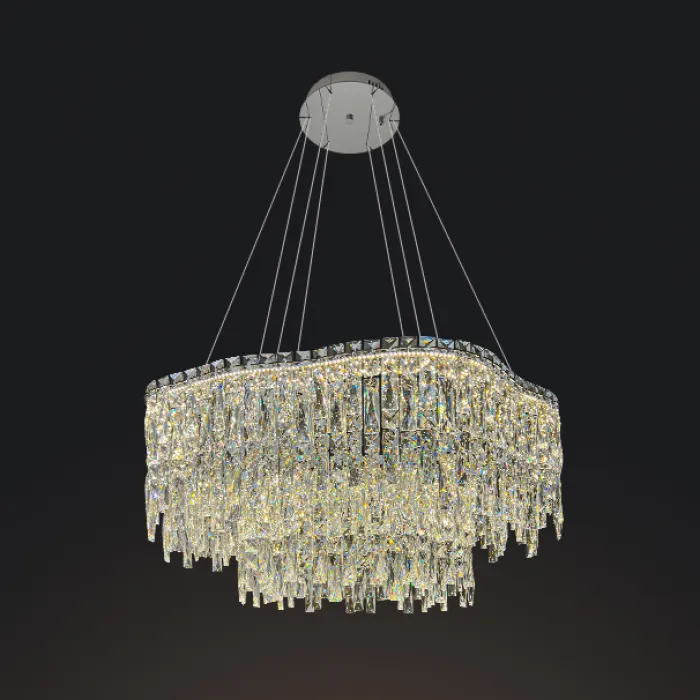 Кольцевая люстра MICHELLE D50+80 Chrome от ImperiumLoft