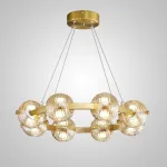 Кольцевая люстра SEMUND D60 Brass от ImperiumLoft