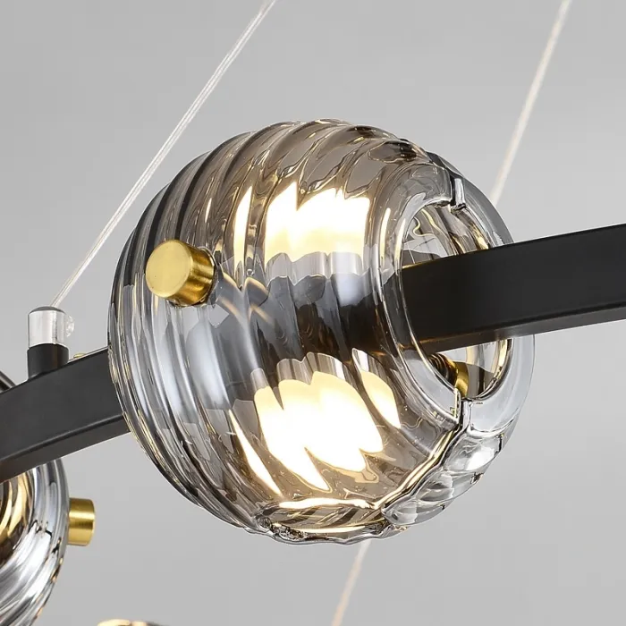 Кольцевая люстра SEMUND D80 Brass от ImperiumLoft