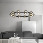 Кольцевая люстра SEMUND D80 Brass от ImperiumLoft