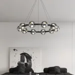 Кольцевая люстра SEMUND D80 Brass от ImperiumLoft