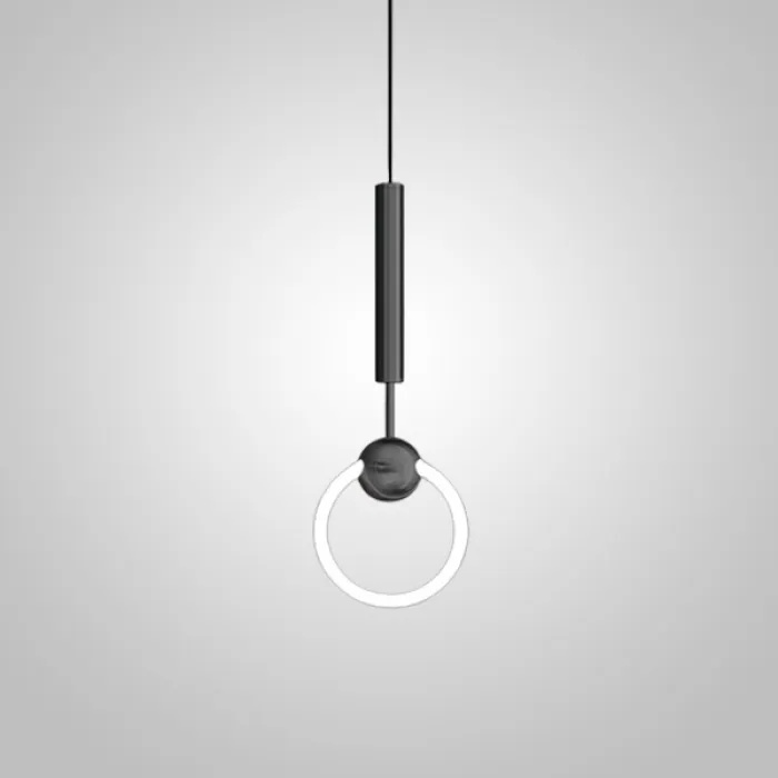 Подвесной светильник FINNUR RING D15 Black от ImperiumLoft