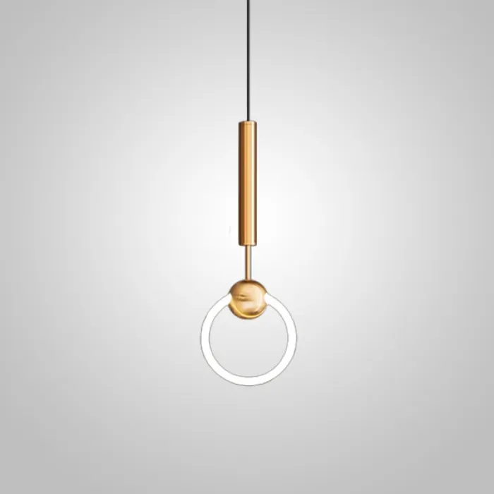 Подвесной светильник FINNUR RING D15 Brass от ImperiumLoft