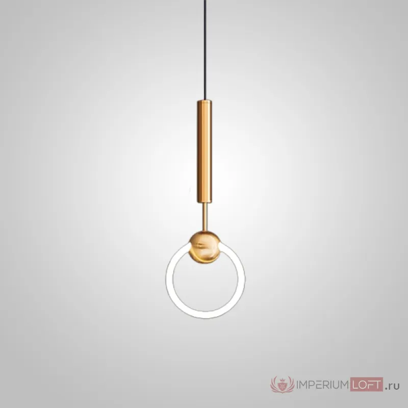 Подвесной светильник FINNUR RING D15 Brass от ImperiumLoft