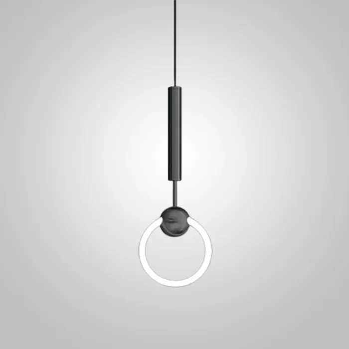 Подвесной светильник FINNUR RING D20 Black от ImperiumLoft