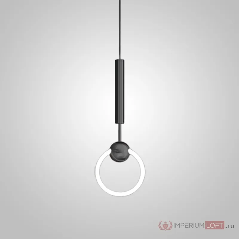 Подвесной светильник FINNUR RING D20 Black от ImperiumLoft