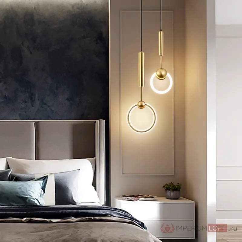 Подвесной светильник FINNUR B D18 B Black от ImperiumLoft