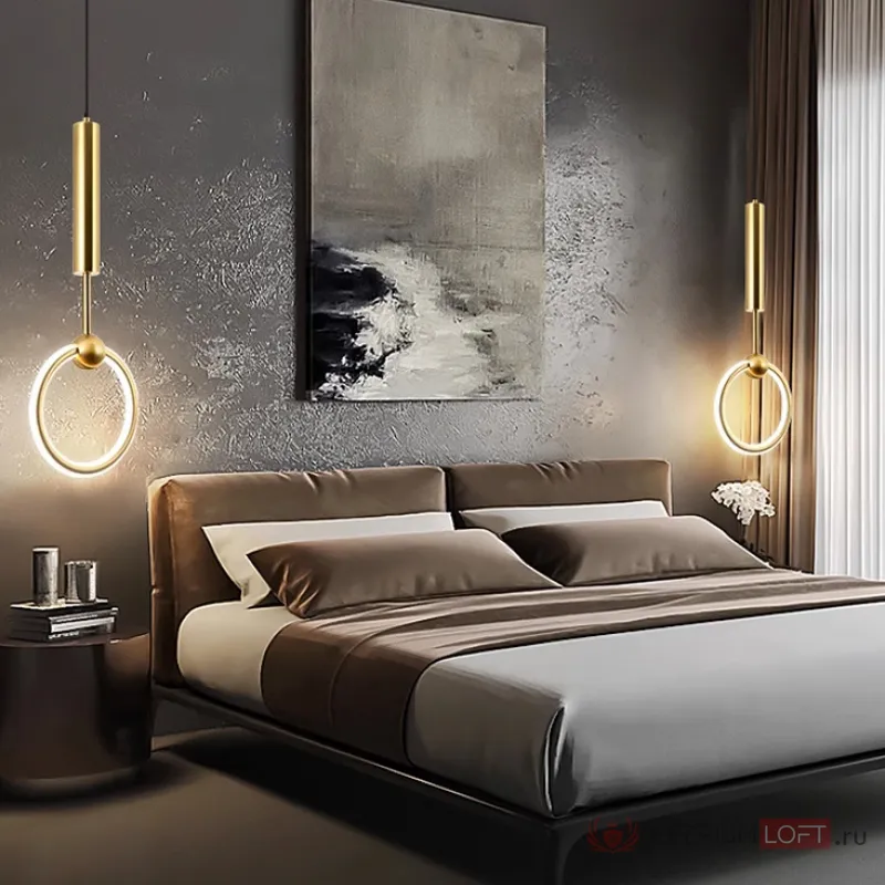 Подвесной светильник FINNUR B D18 B Black от ImperiumLoft