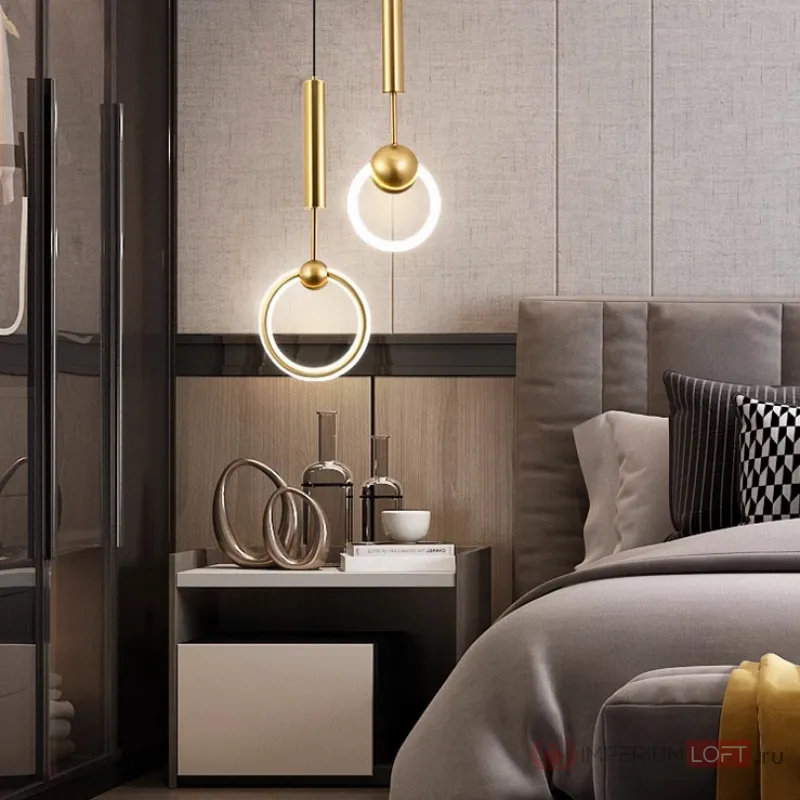Подвесной светильник FINNUR B D18 B Black от ImperiumLoft