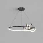 Кольцевая люстра RAFFEL D50 Black от ImperiumLoft