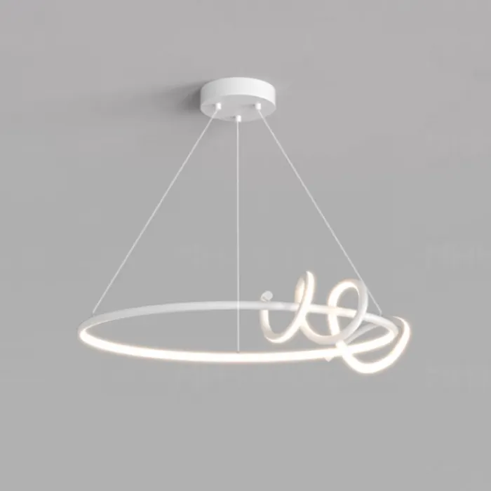 Кольцевая люстра RAFFEL D60 White от ImperiumLoft