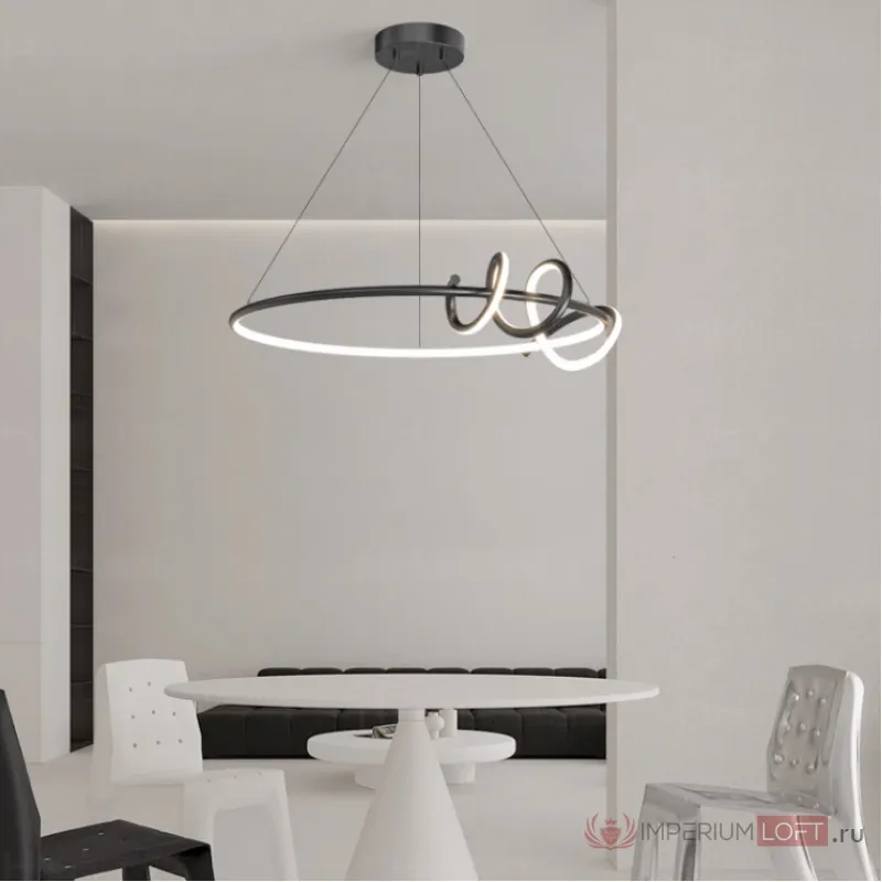Кольцевая люстра RAFFEL D60 White от ImperiumLoft
