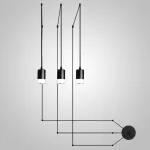 Подвесной светильник Via Wireflow polyhedral 0363 FreeForm Suspension lamp от ImperiumLoft
