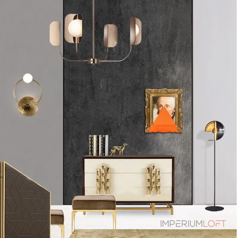 Люстра на штанге Chandeliers LEAF D80