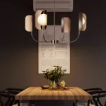 Люстра на штанге Chandeliers LEAF D80