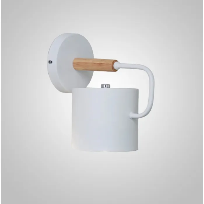 Бра BEND WALL Wood White от ImperiumLoft