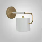 Бра BEND WALL Brass White от ImperiumLoft