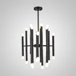 Подвесная рядная люстра CONSTA L30 Black от ImperiumLoft