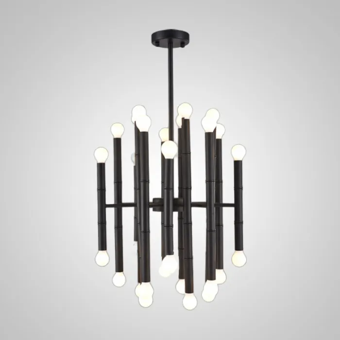 Подвесная рядная люстра CONSTA L30 Black от ImperiumLoft