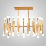 Подвесная рядная люстра CONSTA L40 Gold от ImperiumLoft
