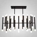 Подвесная рядная люстра CONSTA L40 Black от ImperiumLoft