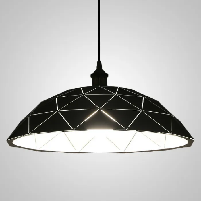 Подвесной светильник HOOD D50 Black White от ImperiumLoft