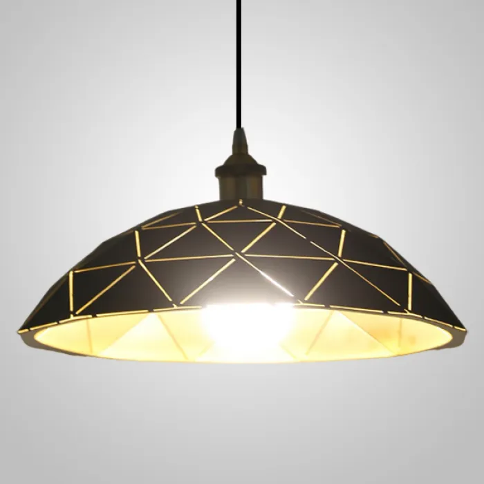 Подвесной светильник HOOD D50 Black Gold от ImperiumLoft