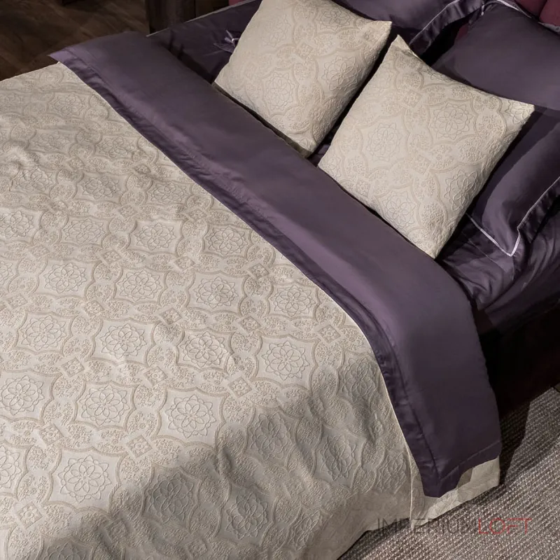 Покрывало 'Тиара' 180х230см бежевое от ImperiumLoft Покрывало 'Тиара' 180х230см бежевое от ImperiumLoft