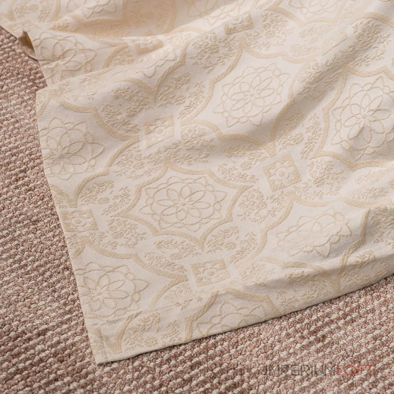 Покрывало 'Тиара' 180х230см бежевое от ImperiumLoft Покрывало 'Тиара' 180х230см бежевое от ImperiumLoft