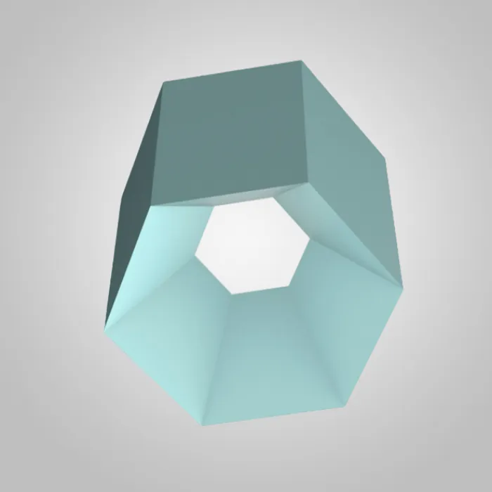Потолочный светильник HEXAGON B H20 Blue от ImperiumLoft