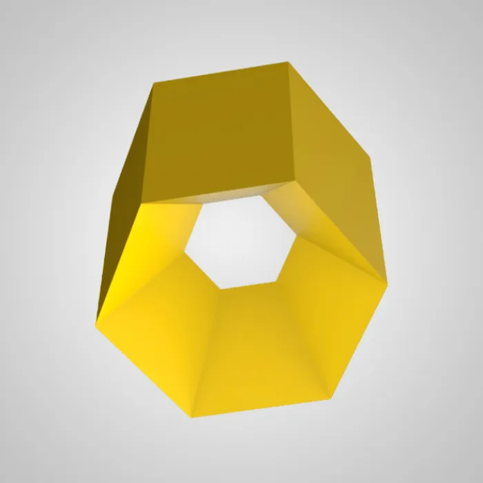 Потолочный светильник HEXAGON B H20 Yellow от ImperiumLoft
