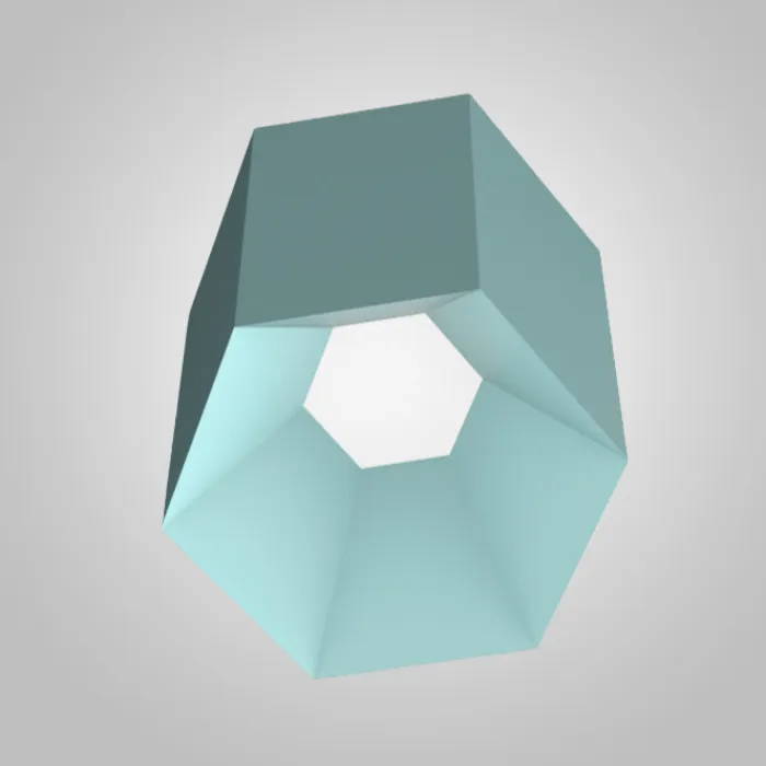 Потолочный светильник HEXAGON B H25 Blue от ImperiumLoft