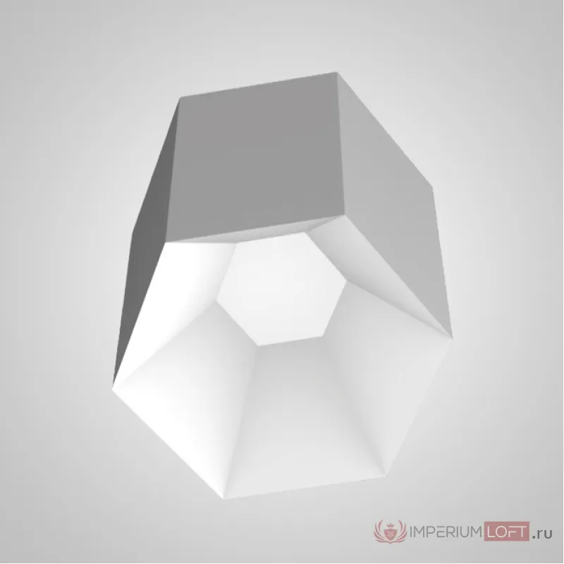 Потолочный светильник HEXAGON B H25 White от ImperiumLoft