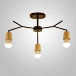 Люстра на штанге LES L3 Black от ImperiumLoft