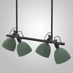 Подвесной реечный светильник LONG Green от ImperiumLoft