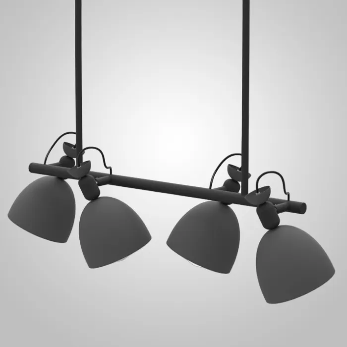 Подвесной реечный светильник LONG Grey от ImperiumLoft