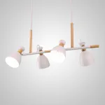 Подвесной реечный светильник TRIF WOOD LONG White от ImperiumLoft