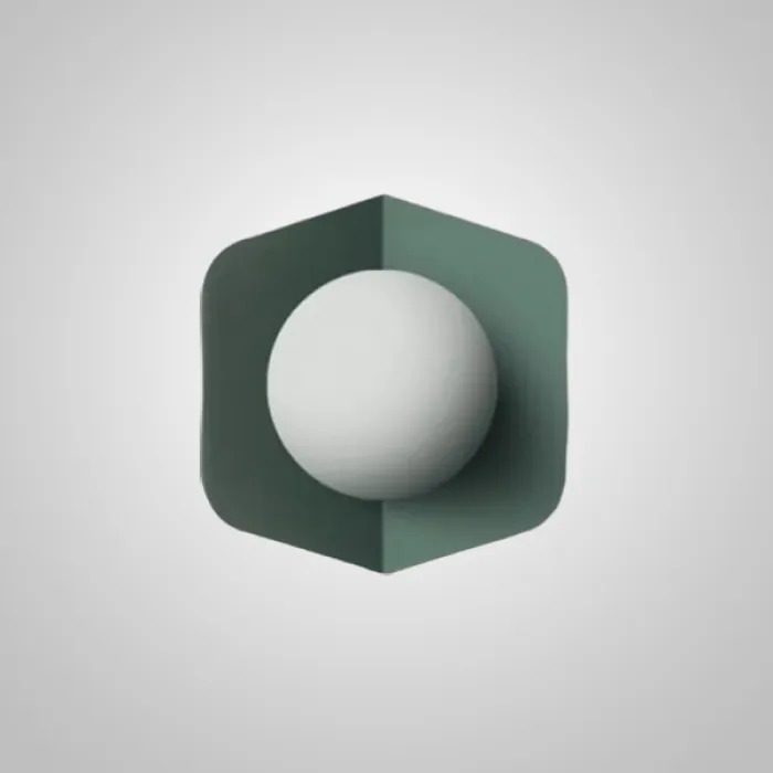 Настенный светильник MACAROON Green от ImperiumLoft