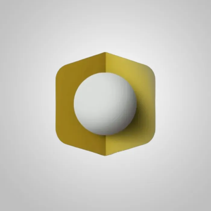 Настенный светильник MACAROON Yellow от ImperiumLoft