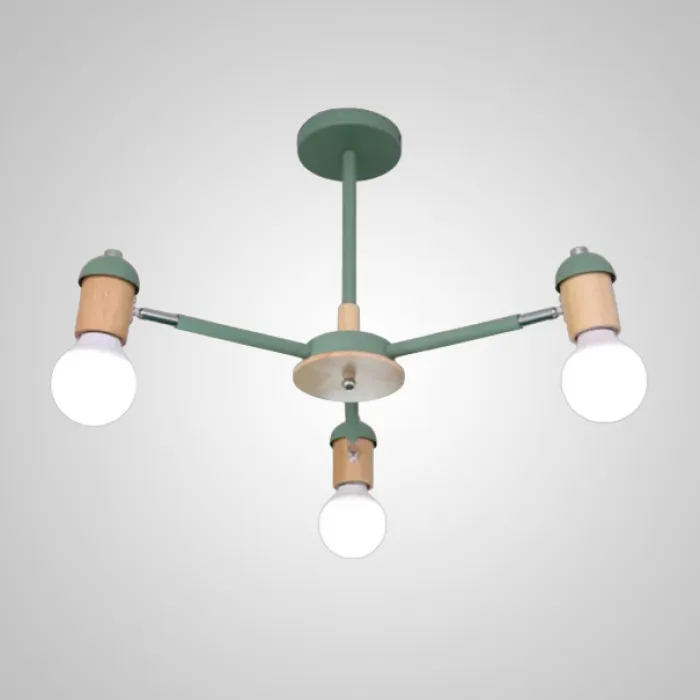 Люстра на штанге MERE D55 Green от ImperiumLoft