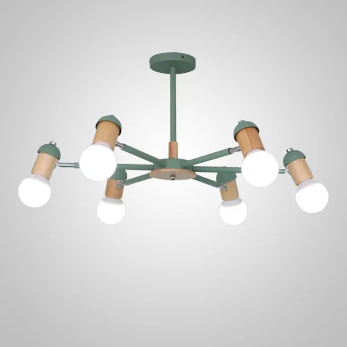 Люстра на штанге MERE D80 Green от ImperiumLoft