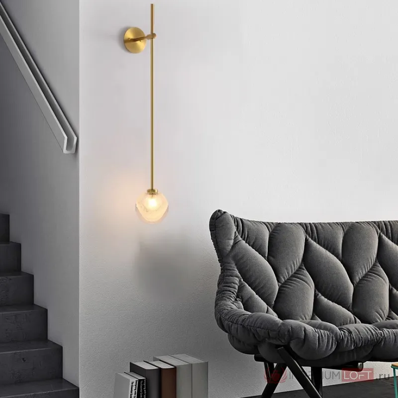 Бра LEROY WALL Black от ImperiumLoft