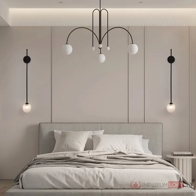 Бра LEROY WALL Black от ImperiumLoft